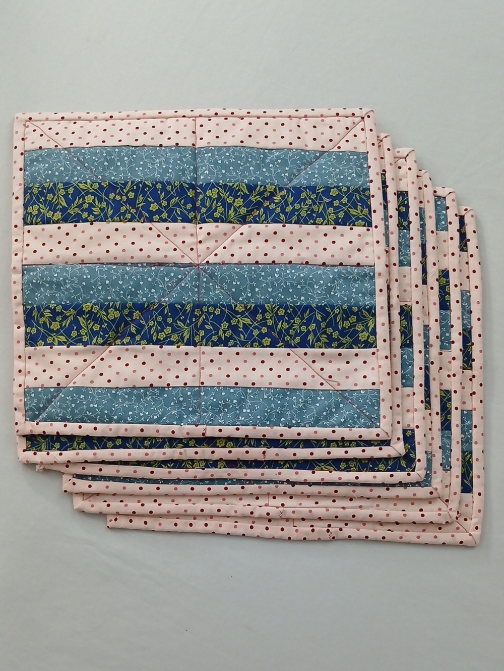 Handmade Quilted Placemat Set